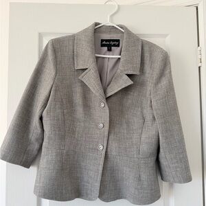 Light Gray Women's Blazer with dress.